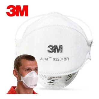 Máscara Aura 3M - Respirador Descartável Aura 9320+BR - 3M Brasil